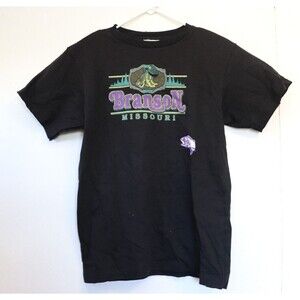 Vtg Branson Missouri Mountain‎ Showplace Single Stitch T Shirt L Hanes USA